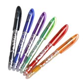 Hot sell school stationery office supplies erasable gel pen  erasable ink natural pen with eraser
