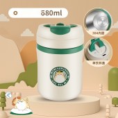 Gifts 480/580ML 304 Stainless Steel Cup Travel Cartoon Coffee Mugs Portable Handy Cup