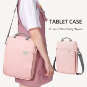 Waterproof Multifunctional Shoulder bag 11 inch Tablet Carrying Case for iPad 13 inch Laptop Sleeve Case Computer Bag