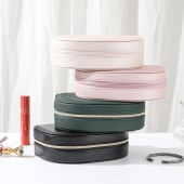 Portable PU Two-Lyer Jewelry Storage Box