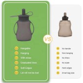 Silicone Milk Storage Bag,Reusable Breast Milk Bags for Breastfeeding,Food Grade Silicone,BPA Free