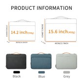 business laptop bag 15.6 for HP Dell ASUS Macbook Zipper Front Accessories Laptop Briefcase Case Bag Sleeve Business Men Women