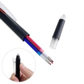 3 in 1 Erasable pen Multi-function erasable Gel Pens 0.5mm Red Black Blue multi-color heat erasable ball pen School supplies