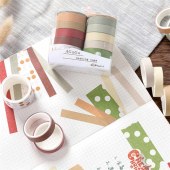 Printed Christmas Montreal Washi Tape Japanese Masking Tape Sticky Adhesive Sticker Decorative Tape