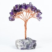Natural Crystal Wand with Glass Dome Micro Landscape Crystal Tree – Children's Educational Holiday Gift and Home Decoration Ornament