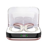 BX31 Noise cancelling headphones earhook BT TWS Wearable Stereo Sport Headsets Wireless Headphone Earphone  with charging box
