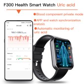 Sports Smart Watch F300 Fitness Tracker Smart Watch With Blood Press