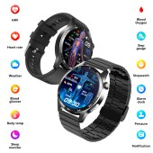 F400 1.55 Inch Screen Smart Watch Support ECG/ Blood Oxygen / Blood Sugar / 150+ Sports Mode
