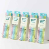 HB/2B pencil standard Macaron Pencils Set High quality 12 Pcs Student writing pencil
