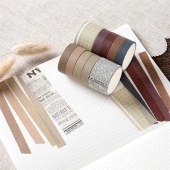 Printed Christmas Montreal Washi Tape Japanese Masking Tape Sticky Adhesive Sticker Decorative Tape