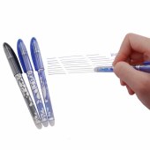 Hot sell school stationery office supplies erasable gel pen  erasable ink natural pen with eraser