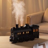 Ultrasonic Aromatherapy Machine Train Spit Circle Aromatherapy Lamp Spit Circle Circle Fog Meter Household Train Humidifier