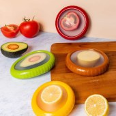 2pcs Silicone Material Fruit and Vegetable Preservation Box, Small and Cute Fruit Storage Containers for Fridge