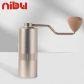 Portable Adjustable Setting Drip Coffee Grinder 15g Wood Hand Mill Conical Burr Manual Coffee Grinder