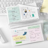 Simplicity Fashion Series Versatile Scrapbooking Paper Loose Leaf Writeable Account Hand Diary Memo Pads Stationery