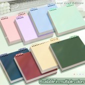 Square Loose-leaf Notebook Flip Top Removable coil Notebook Book for students journal notebook (2 pack)