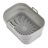 Reusable Baking Pan Air Fryer Silicone Liners Pot Rectangle Air Fryer Liner * 2