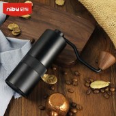 Portable Adjustable Setting Drip Coffee Grinder 15g Wood Hand Mill Conical Burr Manual Coffee Grinder