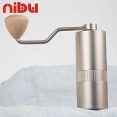 Portable Adjustable Setting Drip Coffee Grinder 15g Wood Hand Mill Conical Burr Manual Coffee Grinder