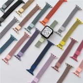 Apple Watch Band Compatible with Milanese Small Waist Design, Magnetic Stainless Steel Strap for Apple Watch