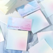 Memo Pad Colorful Series Simple INS Style Romantic Decoration Unique Memo for Diary Scrapbook DIY Albums Mr. Paper 100 Pages
