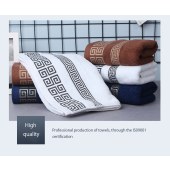 70*140cm Towels Luxury Cotton Bath Skin-Friendly Luxury Embroidery Towel White Hotel Spa Bath Towel