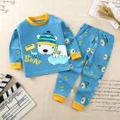 6month-6years/73-120cm Boys Toddlers Underware Pyjamas Suits Multiple Coolers Soft Cotten Fluorescent Agent Free