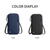 Document Protection Cover Hanging Neck Pouch Abroad Ticket Crossbody Shoulder Organizer Bag Travel Wallet Passport Card Holder