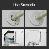 Air conditioning hole sealing glue household sewer pipe sealing glue wall hole dormitory air conditioning hole sealing rubber mastic sealing putty sealant