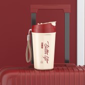 New Design Double Wall Stainless Steel Water Tumbler 2 in 1 Lid Drinking Coffee Mugs Insulated Coffee Cup 620/520ml