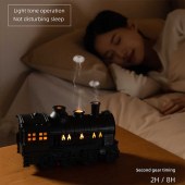 Ultrasonic Aromatherapy Machine Train Spit Circle Aromatherapy Lamp Spit Circle Circle Fog Meter Household Train Humidifier