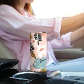 Car Tissue Holders with Bulk Tissues - Non-woven Fabric Round Tube Tissue Boxes for Vehicle Cup Holders, Universal Fit Travel Tissue Containers