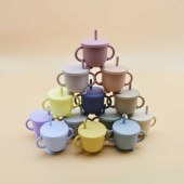 Silicon Straw Cup for Babies & Toddlers Spill-free