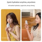 Portable Mini Handy Facial Steamer Skin Care Moisturizing Electric Nano Mist Sprayer Facial Mist Vaporizer
