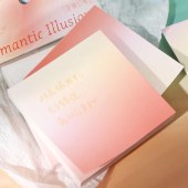 Memo Pad Colorful Series Simple INS Style Romantic Decoration Unique Memo for Diary Scrapbook DIY Albums Mr. Paper 100 Pages