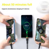 3in1 Charging Cable Nylon Braided 3 In 1 Mobile Phone Charging Cable Type C Android Micro Usb Cable