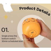 Cute Pumpkin Night Light USB Rechargeable Touch Sleeping Lamp Holiday