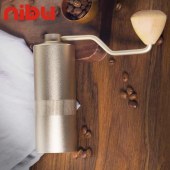 Portable Adjustable Setting Drip Coffee Grinder 15g Wood Hand Mill Conical Burr Manual Coffee Grinder
