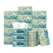 [12 Packs/Set] Orange Girl Household Tissue Paper – Medium Pack Facial Tissues, Wholesale Napkins, 280 Sheets