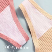 Pure Cotton Women's Panties - Seamless, Low-Waist, Sexy Bikini Briefs with Minimalist Thin Straps.