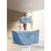 Three Pieces Set Bamboo Fiber Bath Towel, Face Towel Set Family Towel set Soft Healthy Dreaming Gift