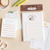 Hot Simple note paper cartoon cute student supplies creative paste memo pad message note