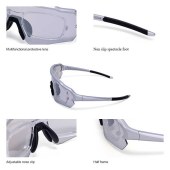 Cycling glasses riding goggles polarized photochromic interchangeable lens sun glasses sport
