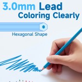 Coloured Pencil sets stationary 48 colours pencils 3.5 inches for Kids school Drawing