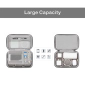 EVA Electronics Organizer Family Cable Bag Hard Shell Tech Case for Chargers and Cords Electronic Storage Bag with Handle