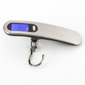 Digital travel scale Lcd Display Electronic stainless  Hanging 50kg Weighting Portable Digital Luggage Scale