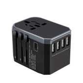 Smart Universal World International Euro Europe EU To US UK Travel Power Plug Adapter Converter USB A C European Adaptor