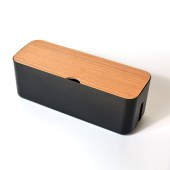 Cable Storage Box Power Strip Wire Case Anti Dust Charger Socket Organizer Desktop Network Line Storage Bin
