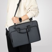 Water-resistant Notebook Bag with Shoulder Straps & Handle Multi-funtional Business Briefcase Laptop Shoulder Bag Computer Bag