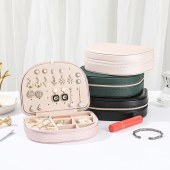 Portable PU Two-Lyer Jewelry Storage Box